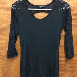 Black dress long sleeve shirt
